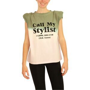 Elevenparis Womens Call My Stylist Tank Top, NWT